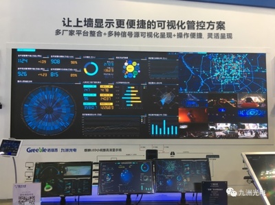 九洲麒麟小間距攜安防整體解決方案亮相2017深圳安博會